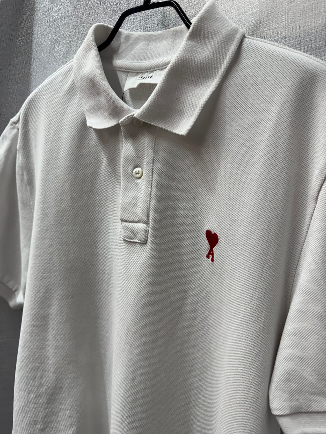 아미 로고자수 반팔 셔츠 M(남여공용) 상품이미지2