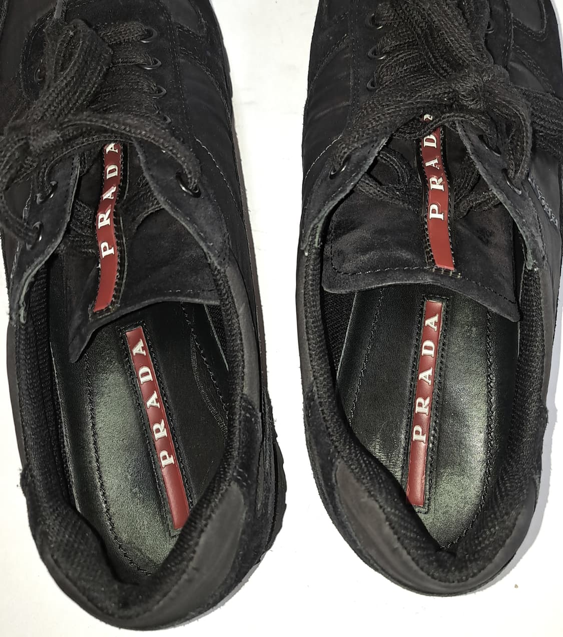 PRADA SNEAKERS BLACK SUEDE 270 상품이미지7