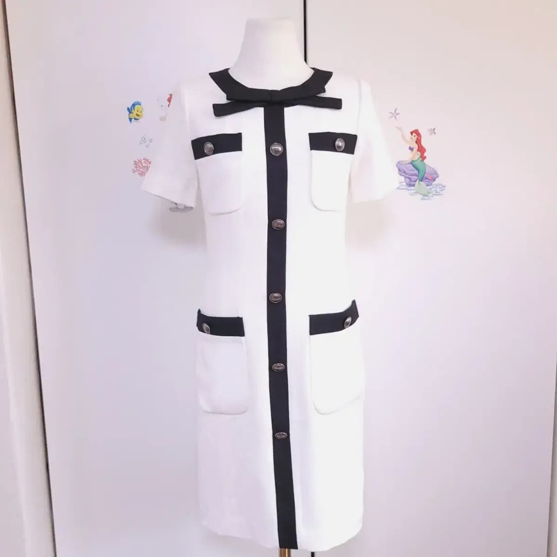 딱붙 일자형원피스 상품이미지1