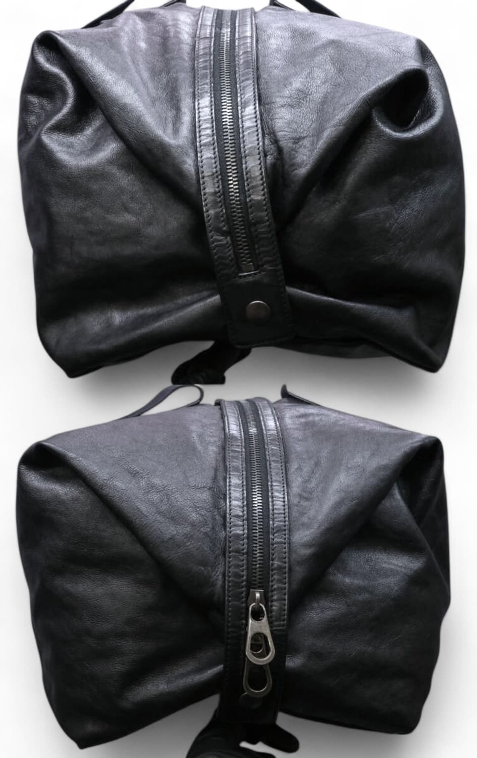 보테가베네타 인트레치아토 가죽 보스톤백 블랙 상품이미지5