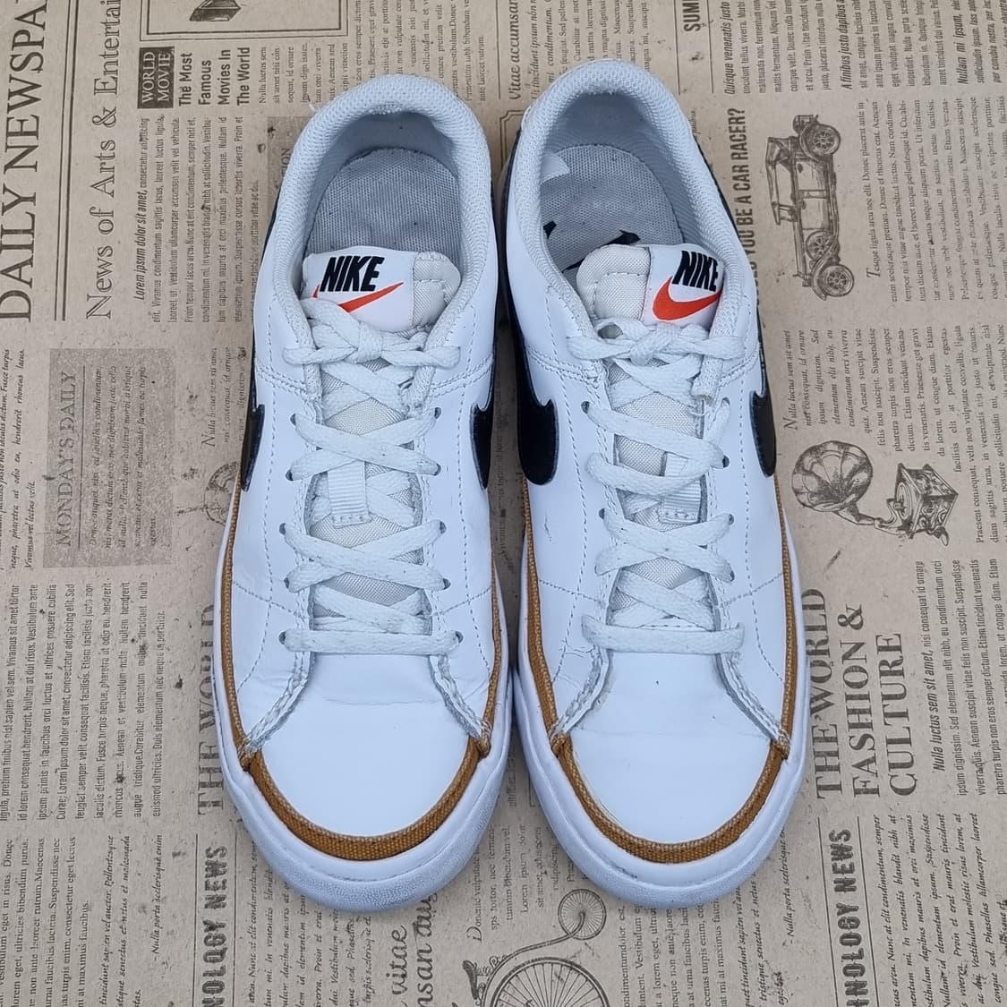 나이키 코트레거쉬 레더 스니커즈235 상품이미지2