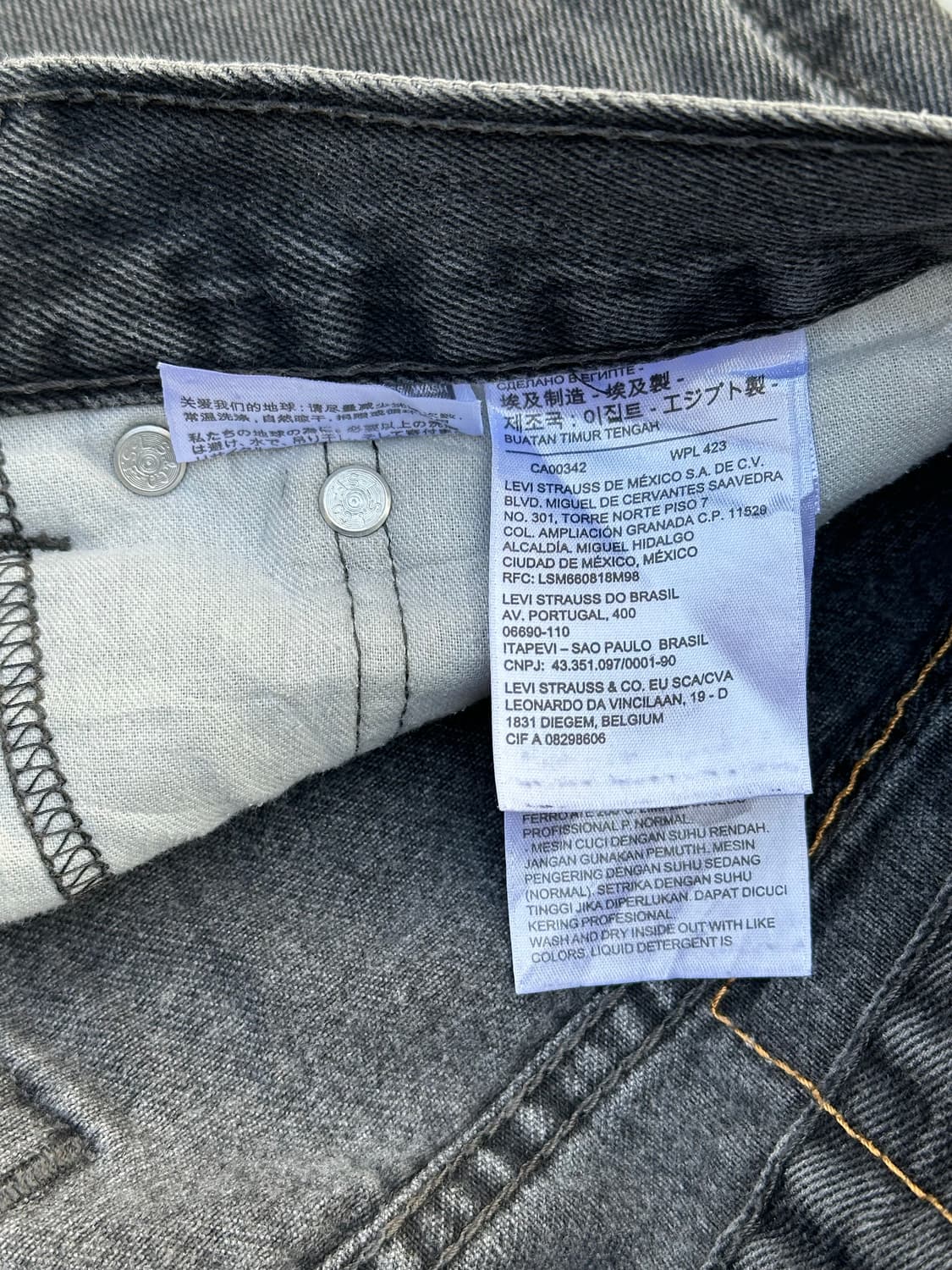 [리바이스] •Levi's 505 Black Denim 상품이미지5