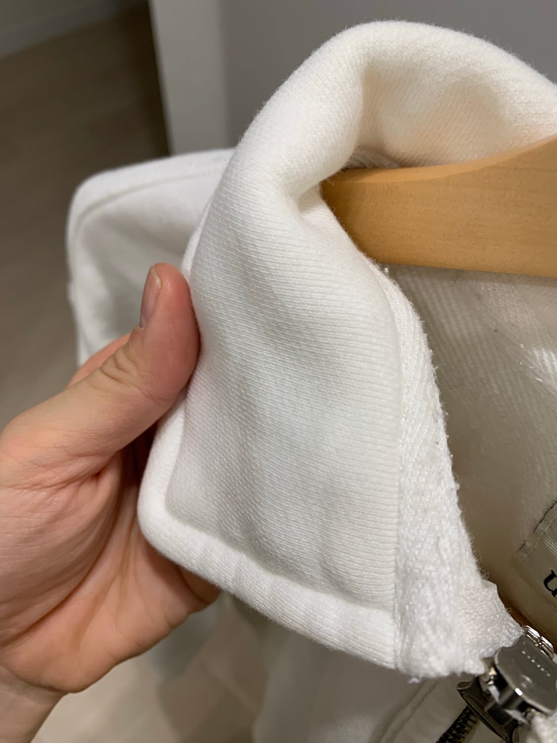 얼바닉3 화이트 스웻 집업 상품이미지7