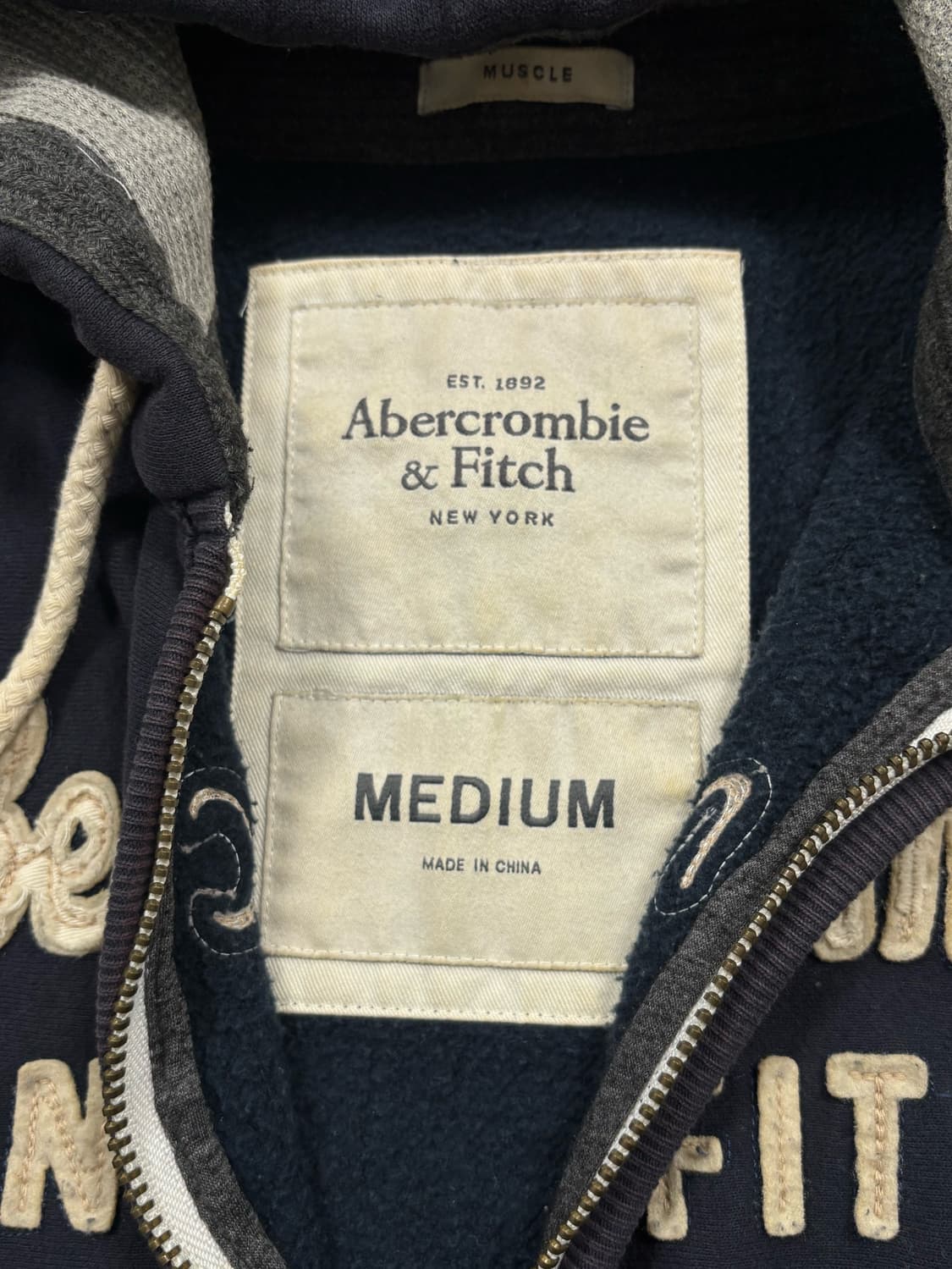 아베크롬비 네이비 후드집업 상품이미지5