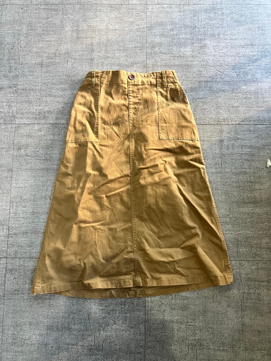 일본빈티지 하구미모리걸 할메카지 보헤미안 미디스커트 상품이미지1