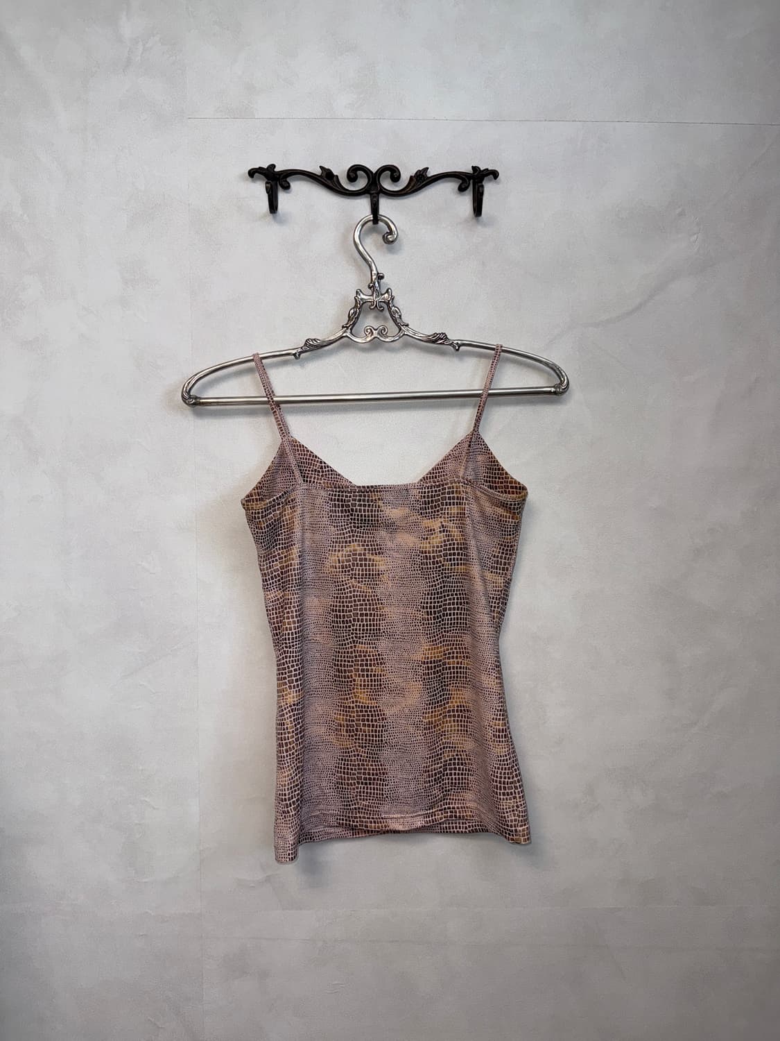 Metal pink gold python sleeveless 상품이미지3