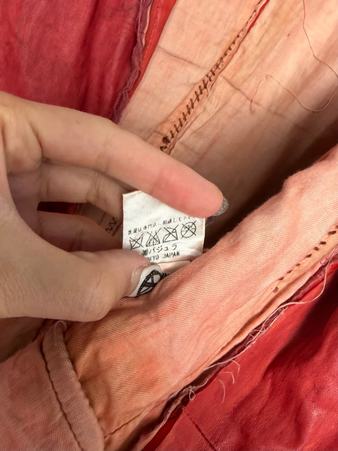 bajra 오버다이드 로우컷 레더 재킷 상품이미지7