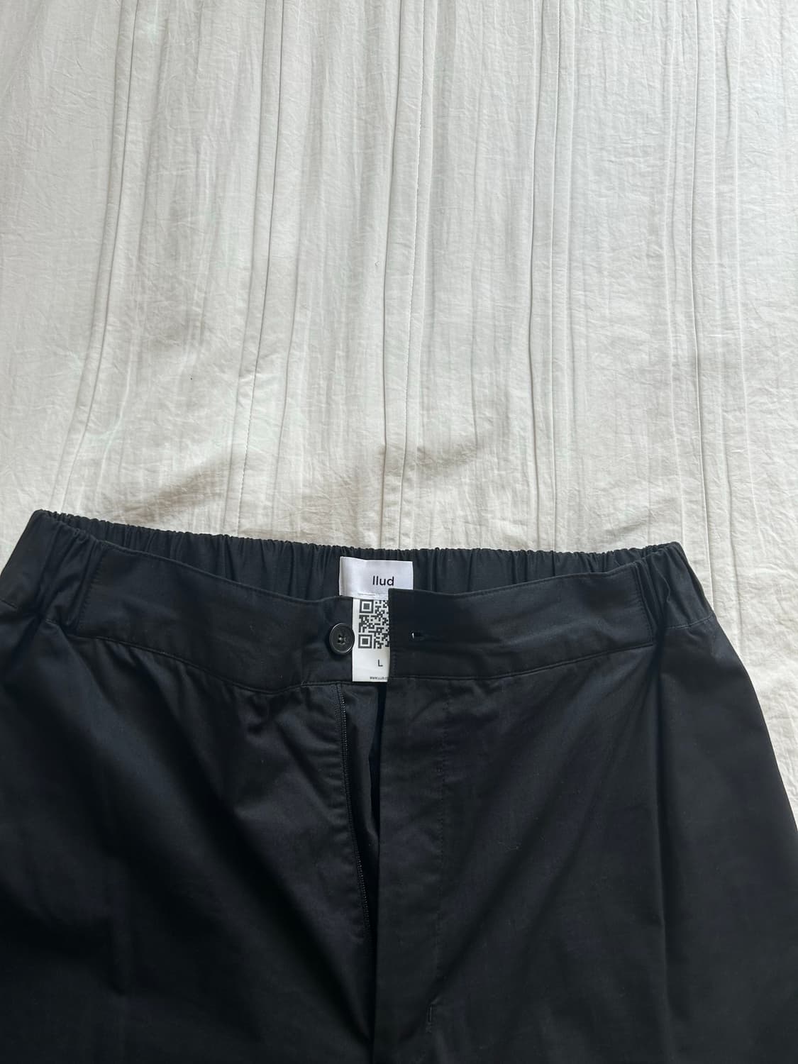 llud Incision Pocket Pants Black(L) 상품이미지3