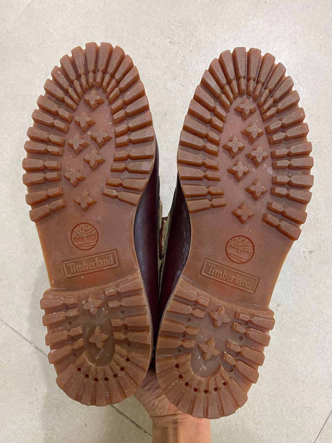 팀버랜드 3아이 보트슈즈 버건디 6.5 상품이미지4