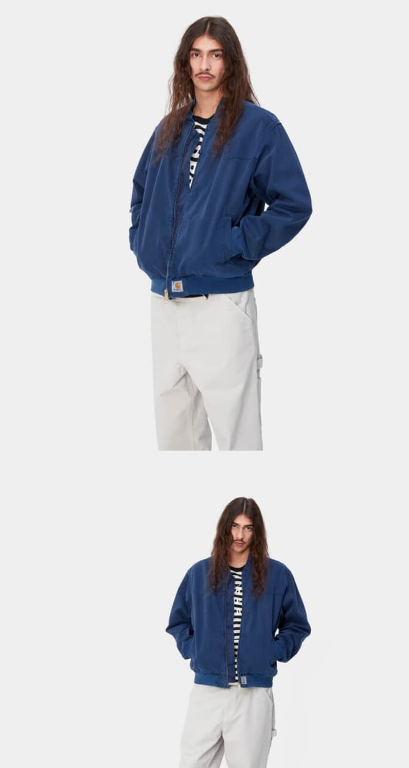 칼하트WIP OG 산타페 봄버 엘더 스톤 다이드 XL 상품이미지10