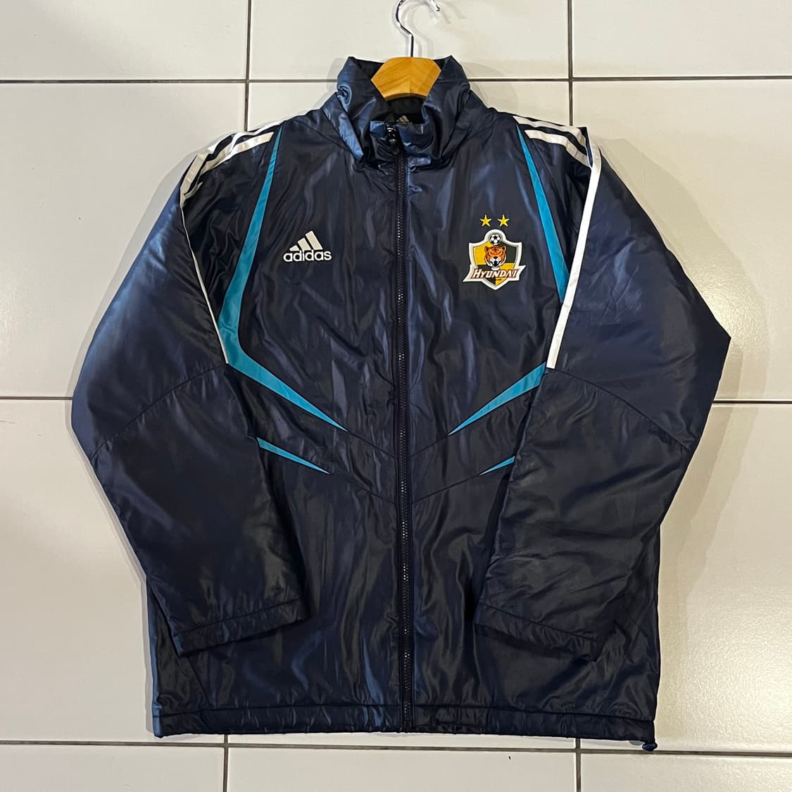 아디다스 울산현대 08년도 올웨더 바람막이 스타디움 재킷 상품이미지1