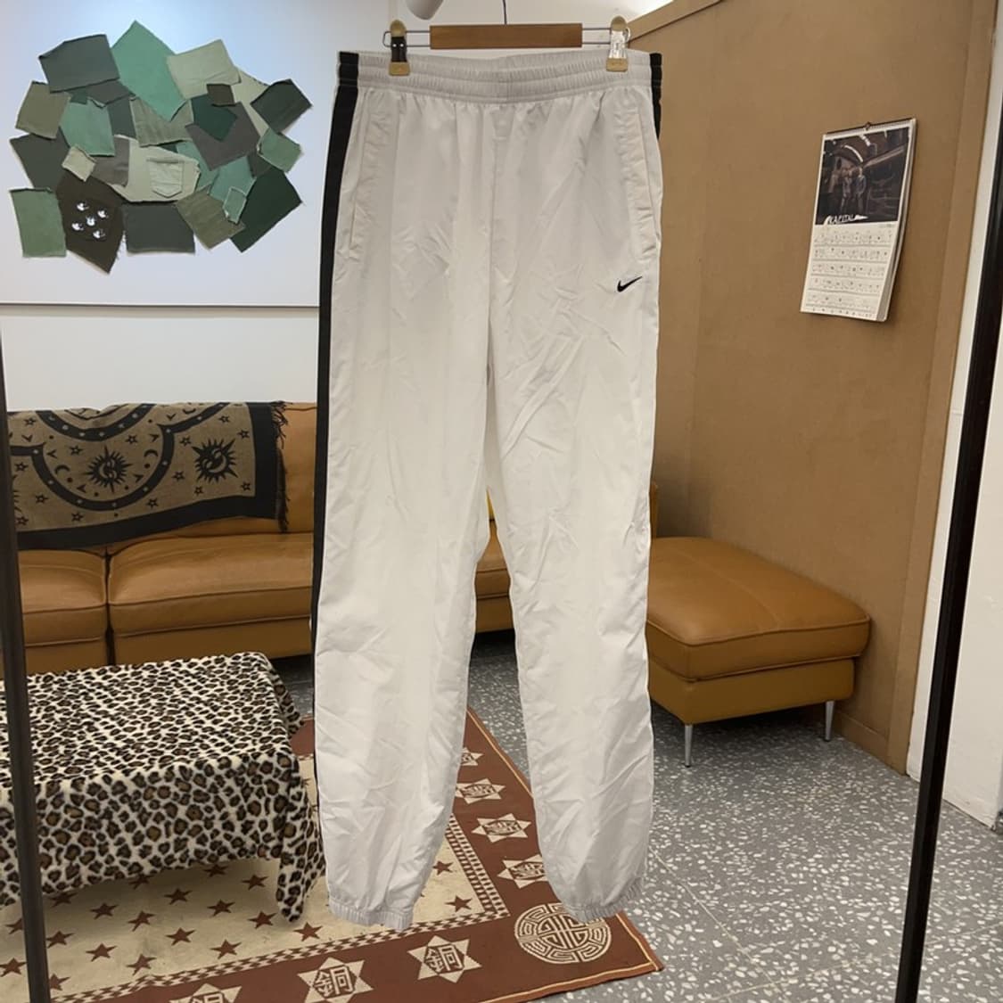 나이키 빈티지 레트로 00's 라인 바람막이 트랙팬츠 XL C09719 상품이미지3