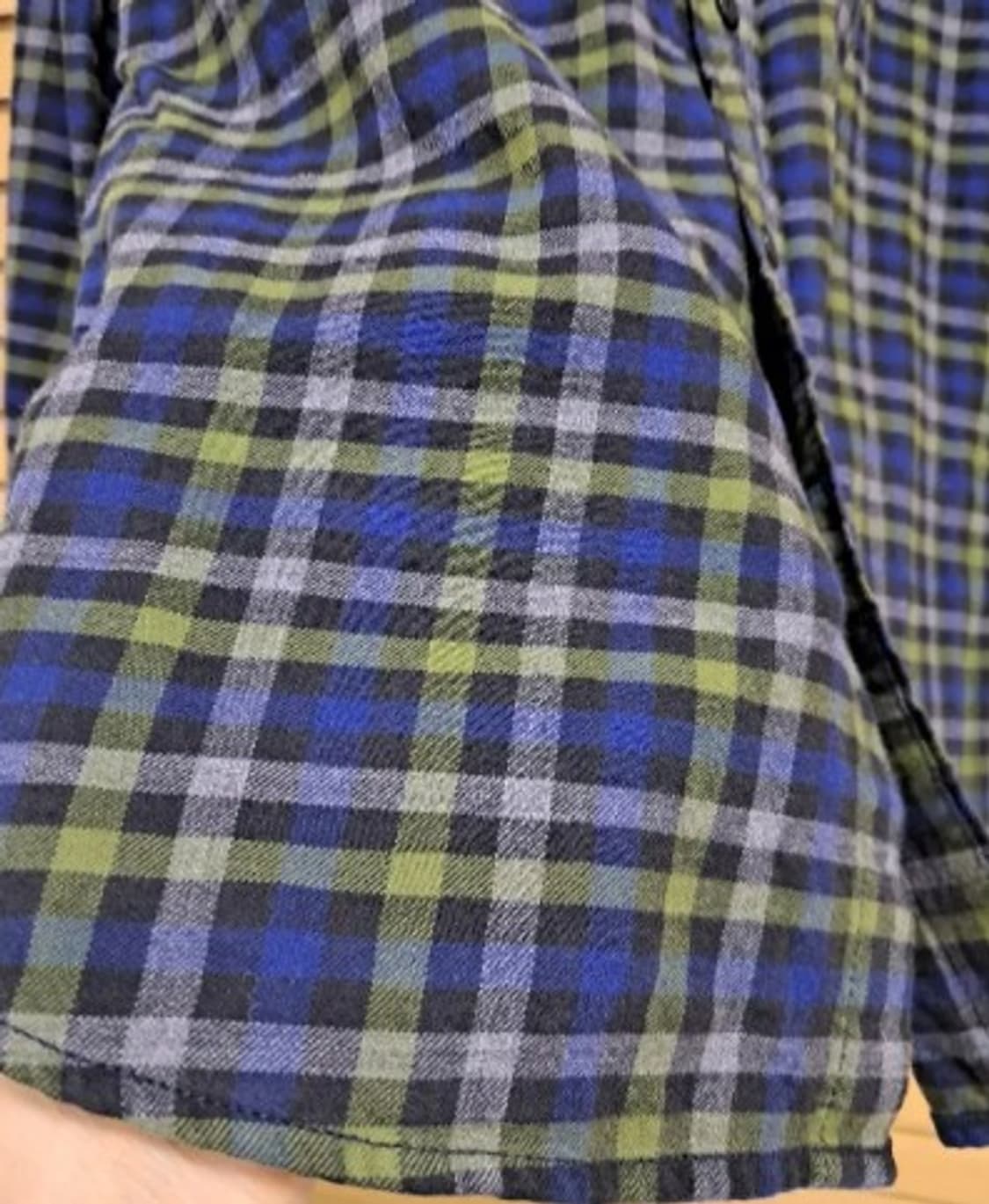 라코스테 남성코튼체크남방 슬림핏 40사이즈 M사이즈 상품이미지4