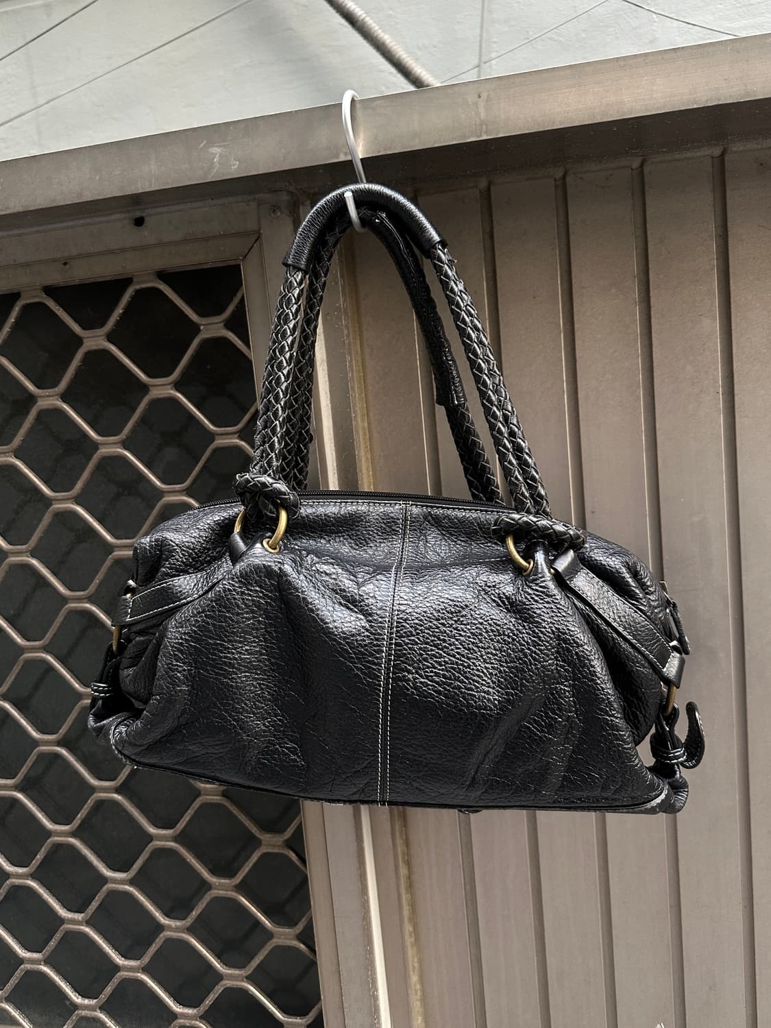 Vintage twisted leather shoulder bag 상품이미지6