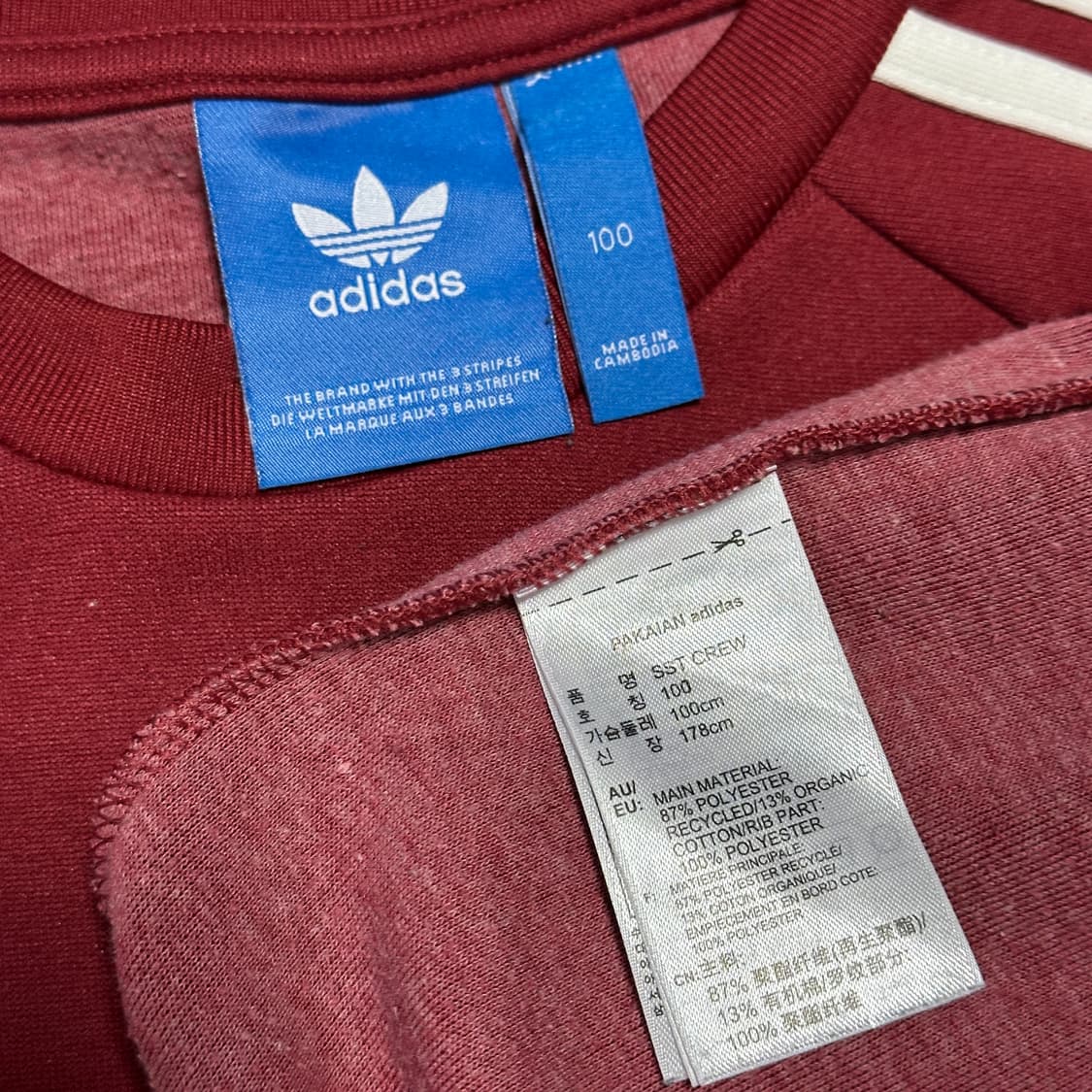 아디다스 SST 크루 스웨트셔츠 상품이미지6