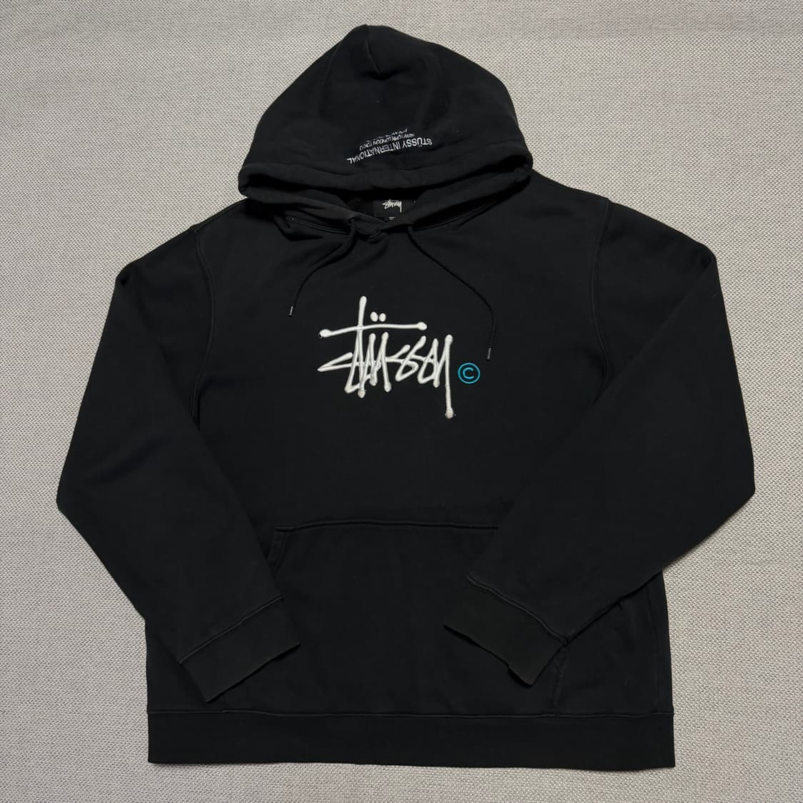 스투시 인터내셔널 베이직 스웻 후드티 상품이미지1