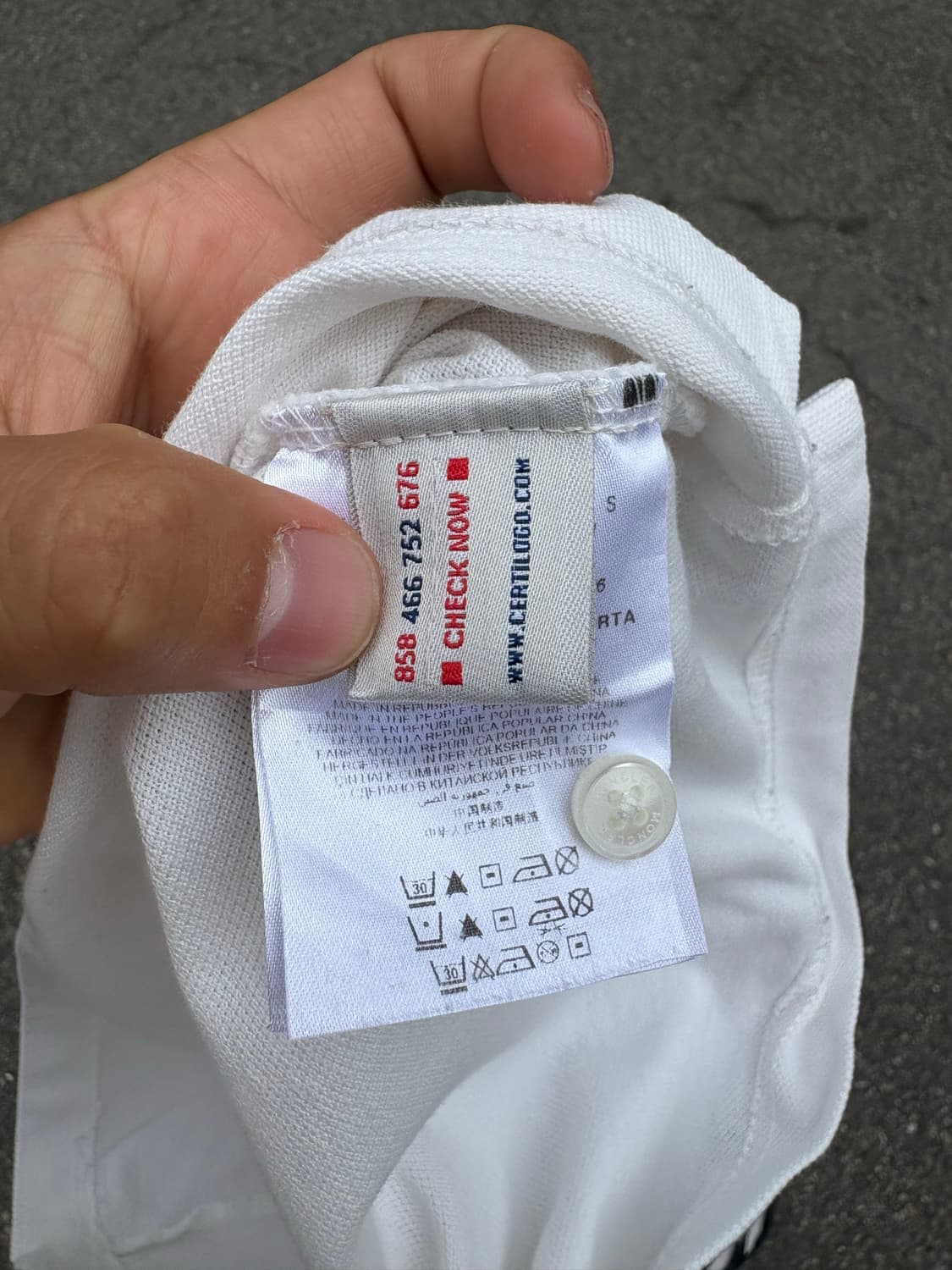 몽클레어 반팔 카라티 S 상품이미지7