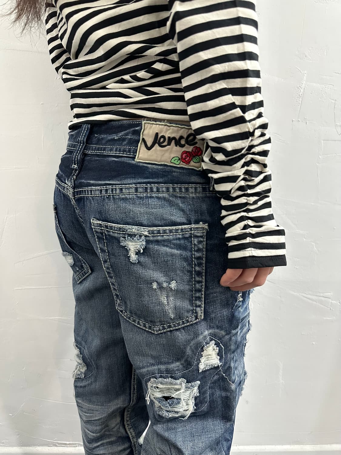 vence grunge punk denim pants 상품이미지4