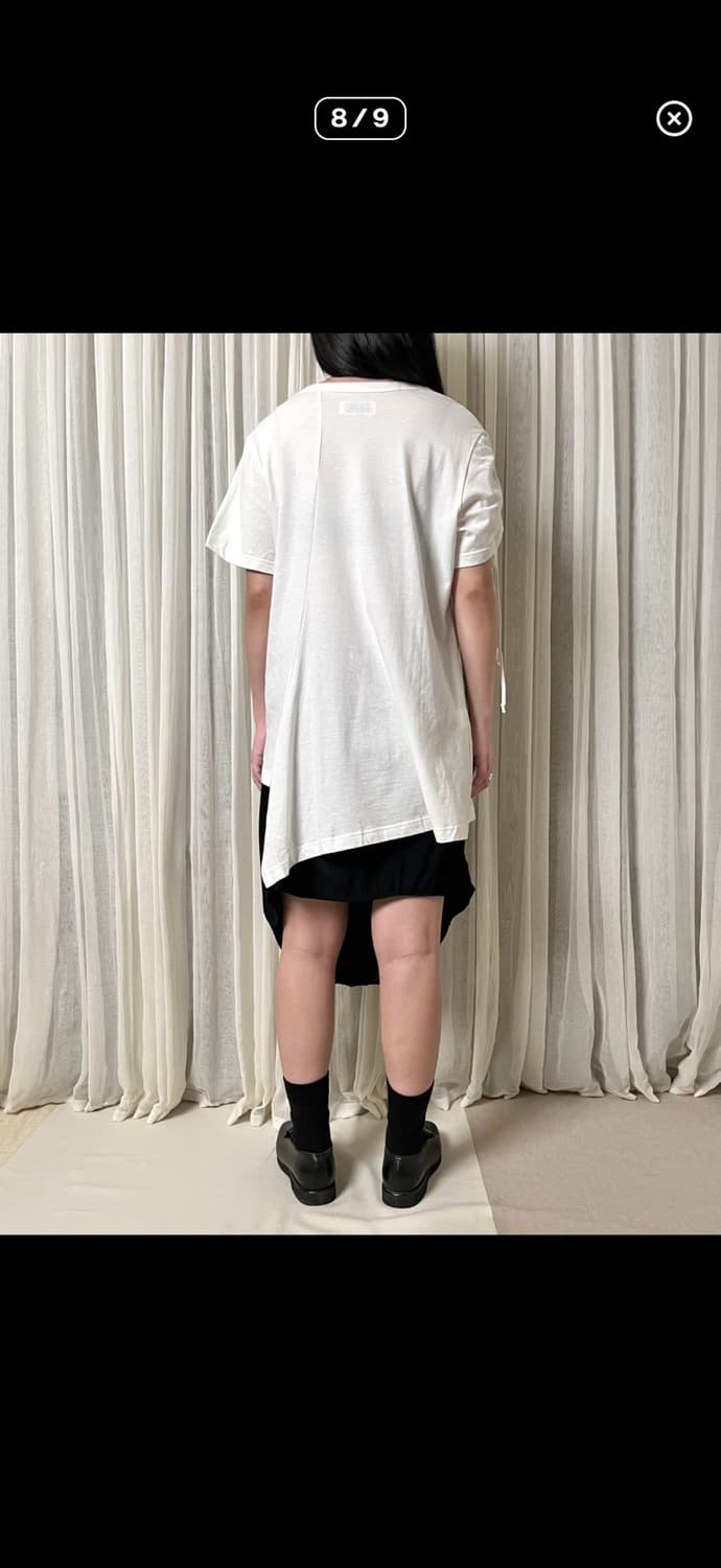 요지야마모토 syte 스트링 셔링 티셔츠 Yohji yamamoto 상품이미지5
