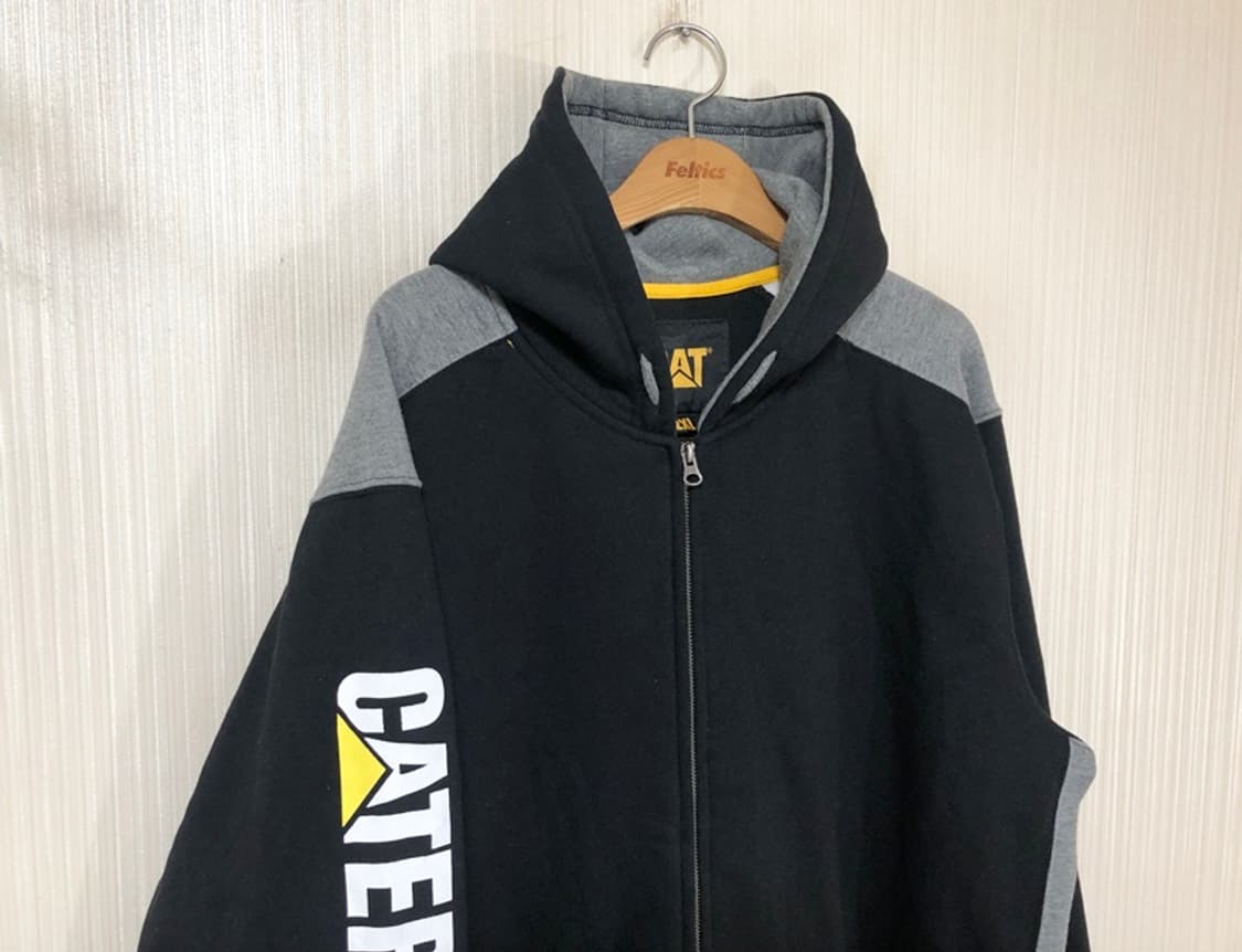 캐터필러(CATERPILAR) CAT로고 패널 스웨트셔츠/후드집업 2XL 상품이미지4