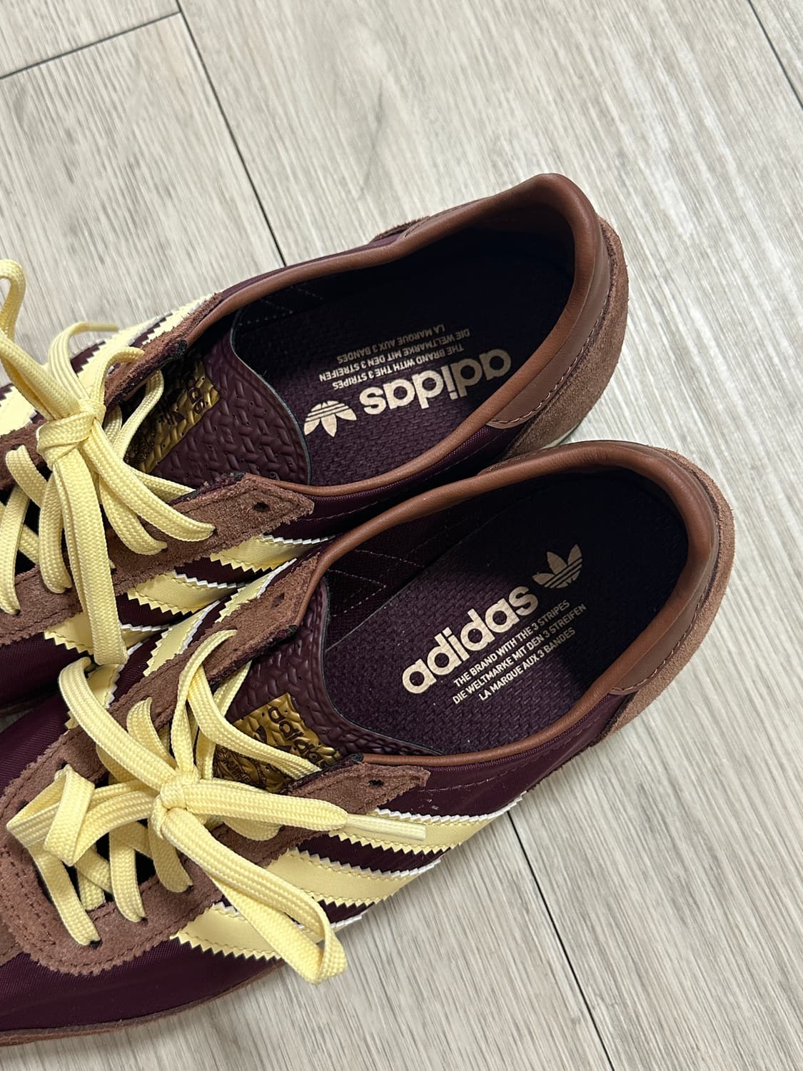 아디다스 SL 72 OG 마룬 올모스트 옐로우 250 상품이미지7