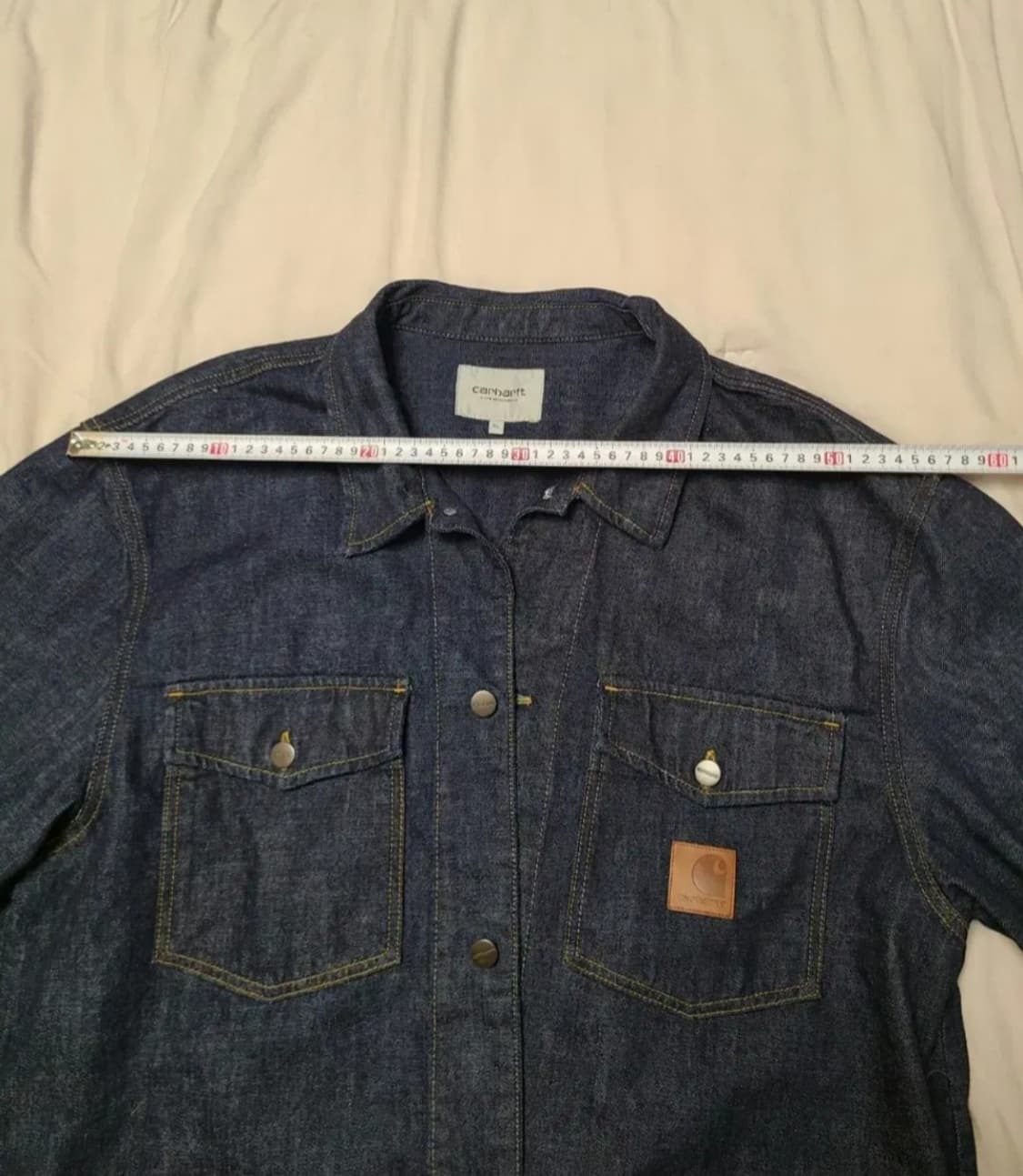 칼하트WIP 링컨 셔츠자켓 BLUE RINSED XL 사이즈 상품이미지3