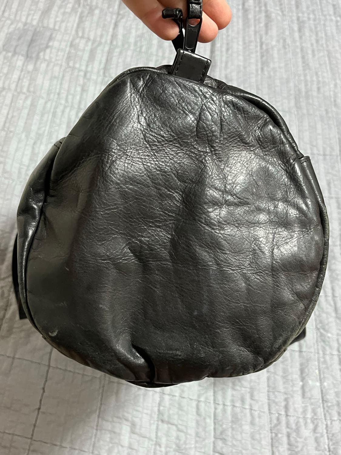 PORTER 요시다 포터 레더 보스턴백 더플백 블랙 상품이미지4