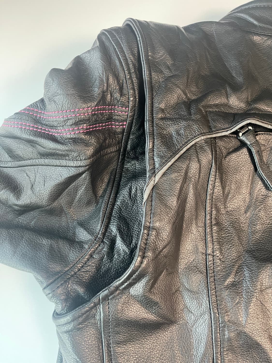 할리데이비슨 여성 가죽자켓 핑크라벨 상품이미지9