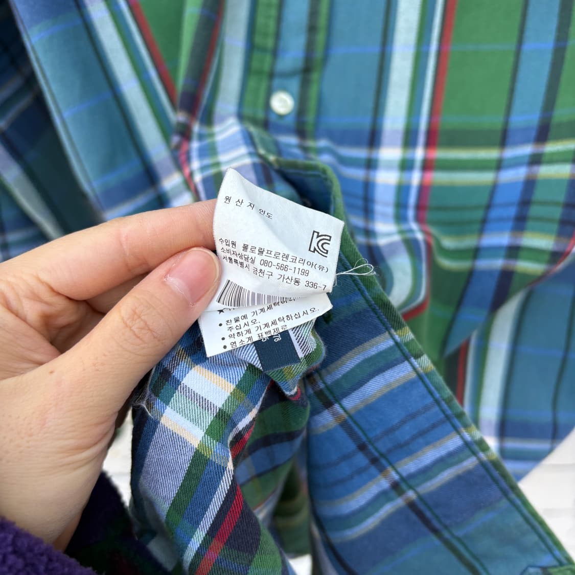 Polo 폴로 체크 셔츠 상품이미지6