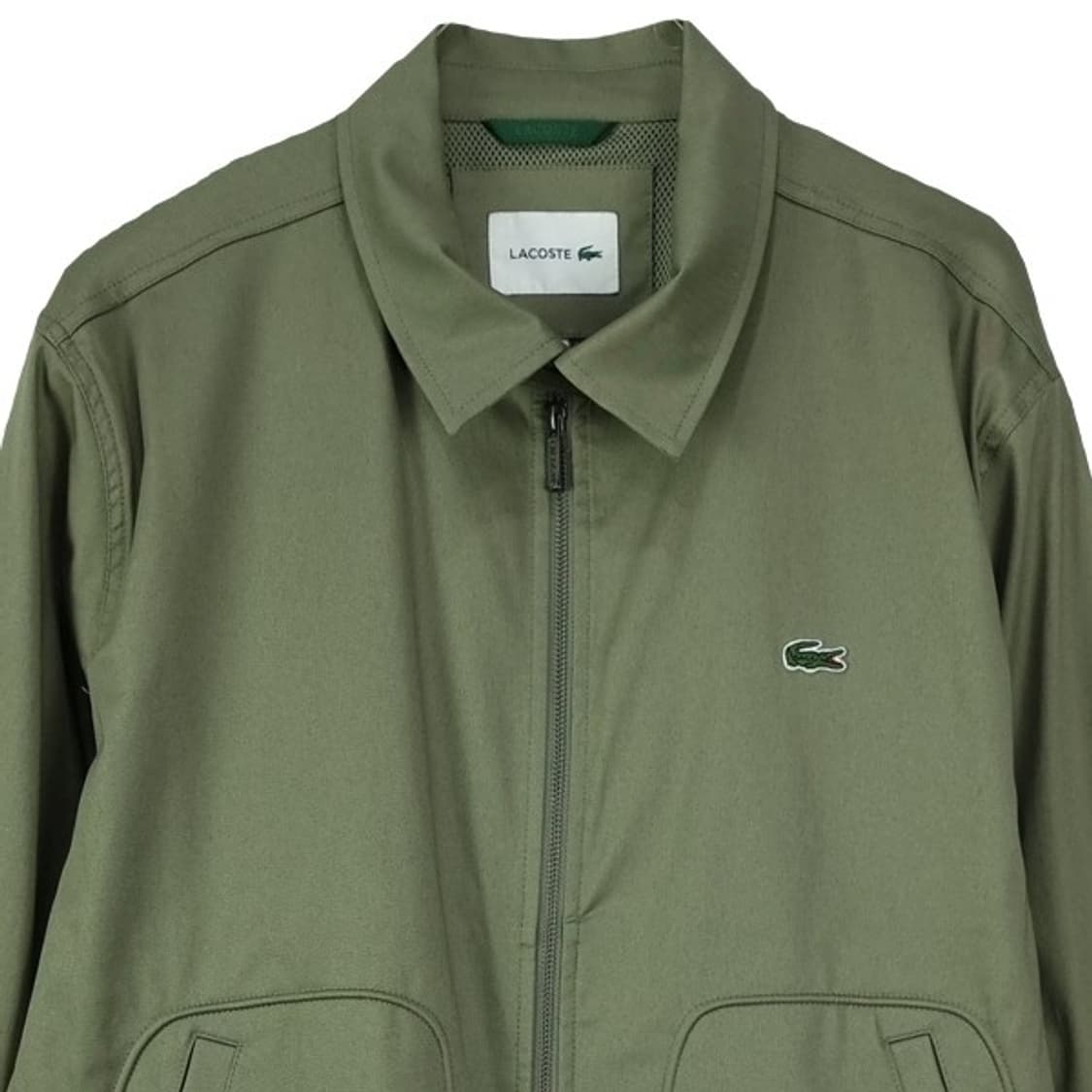 [라코스테] 신형 로고 패치 블루종 자켓 카키 M19788 상품이미지4