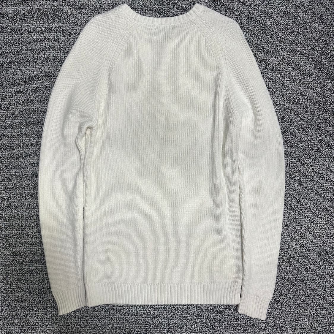 (M) 자라 화이트 니트 스웨터 상품이미지4