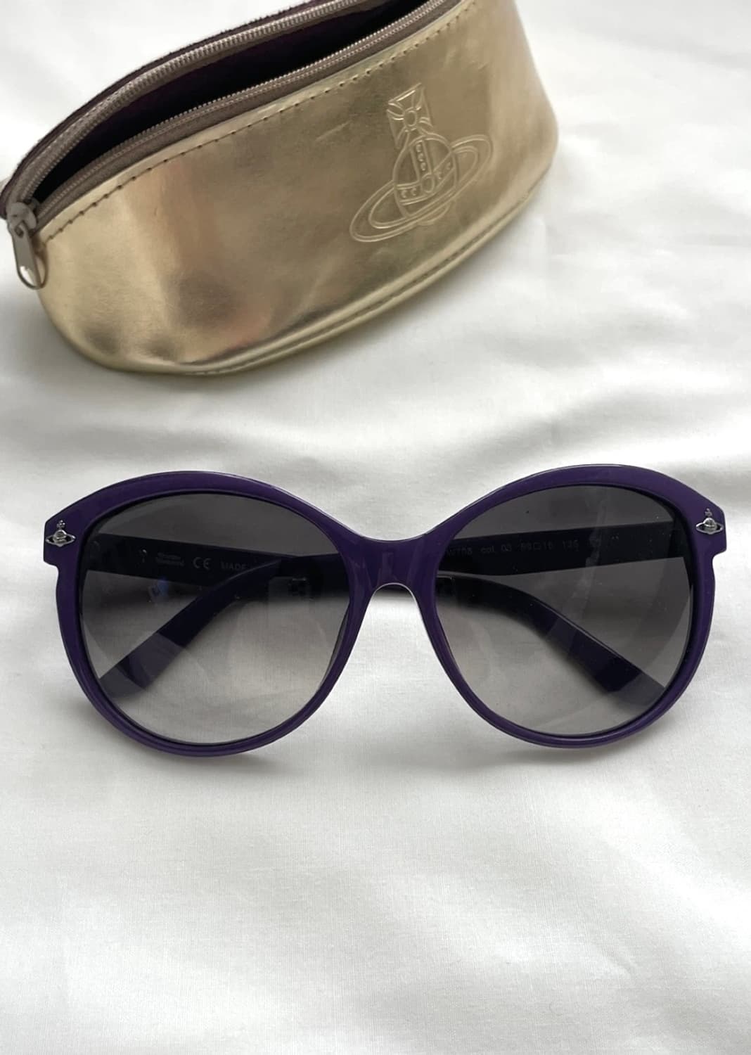 Vivienne westwood 퍼플 선글라스 비비안 웨스트우드 빈티지 상품이미지2