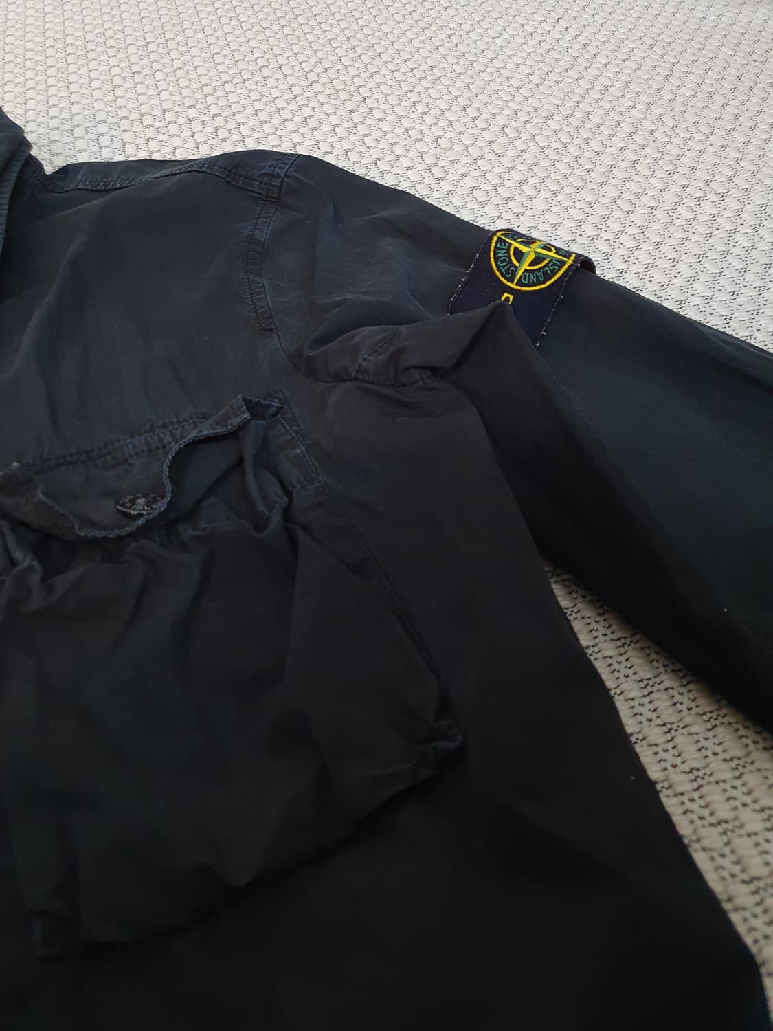 2020 Black Zip Overshirt (M) 상품이미지3