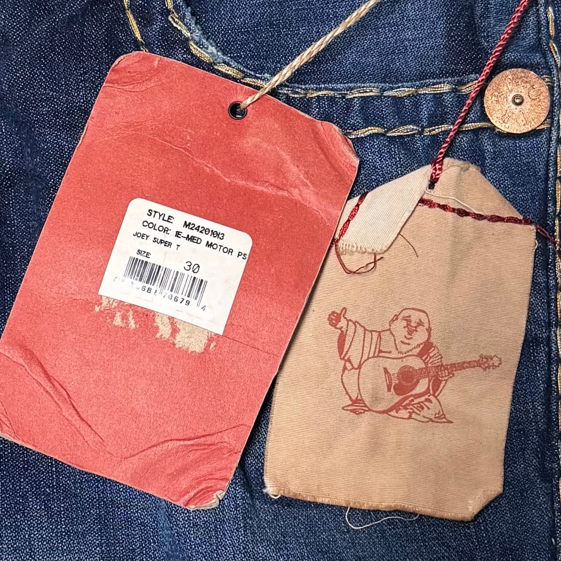 트루릴리전 월드투어 조이 슈퍼티 데미지 워싱 플레어 부츠컷 데님팬츠 상품이미지7