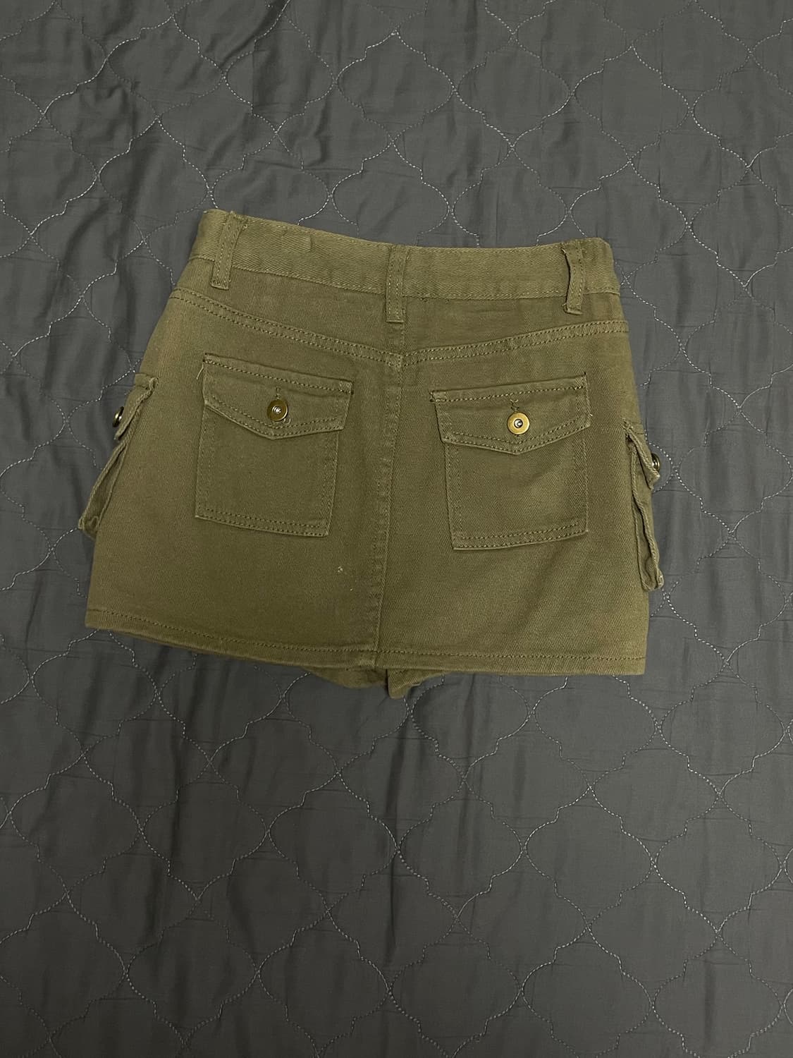 카고스커트 카키색 상품이미지2