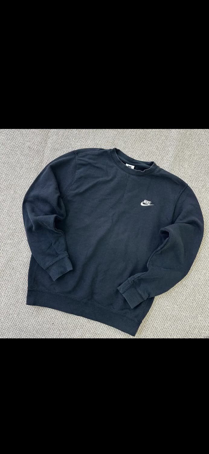 나이키 맨투맨 블랙  상품이미지1