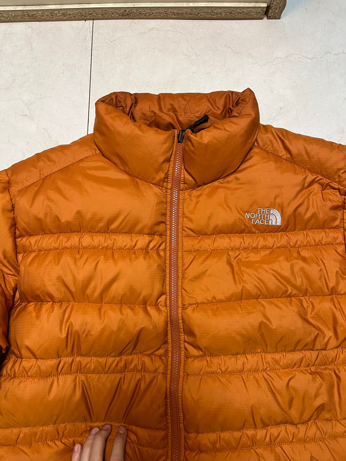 노스페이스 550 리버시블 패딩 딥 오렌지 xl 상품이미지4