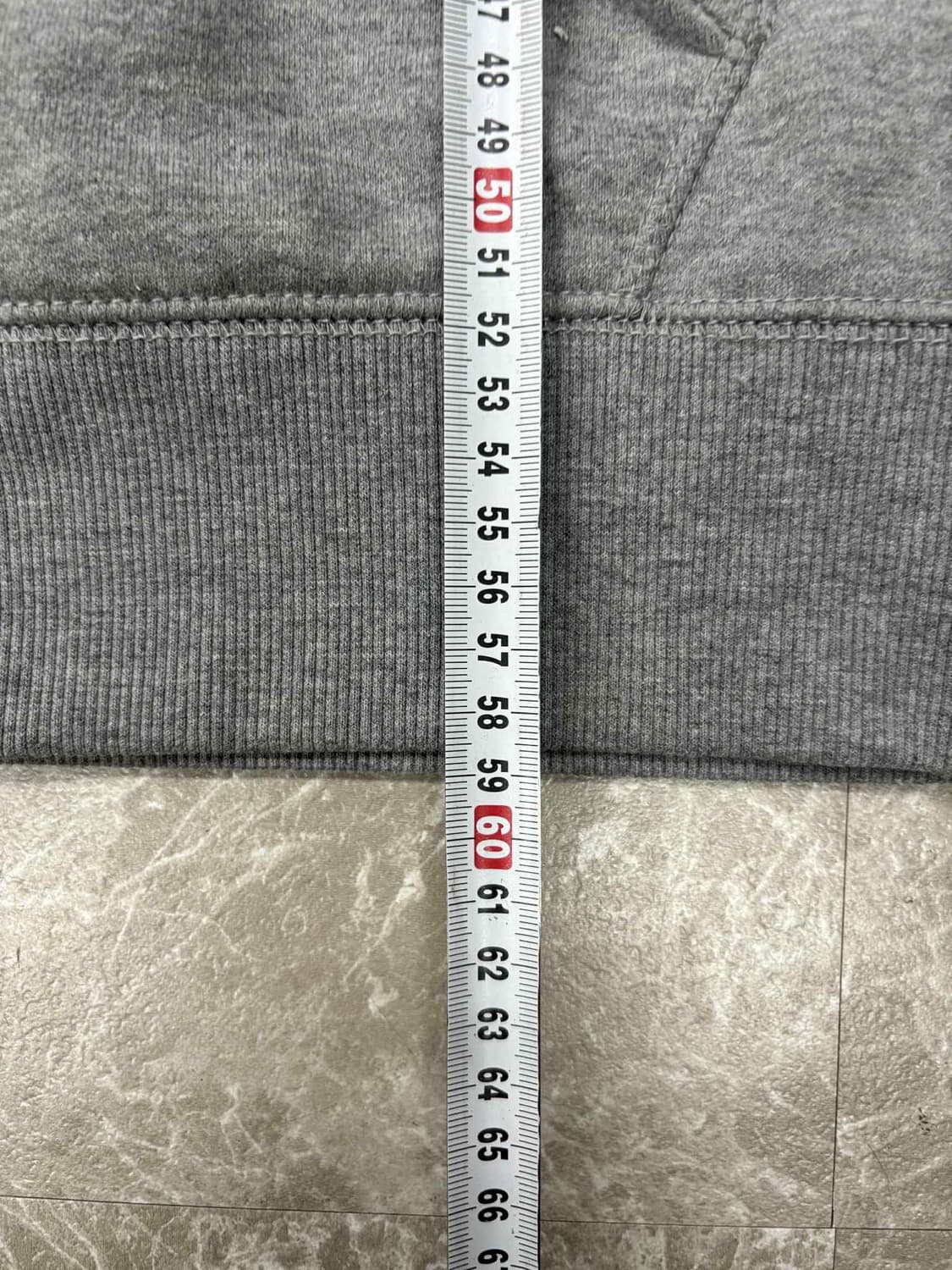 후아유 y2k 그레이 러블리힙 스웻 후드집업 희귀져지(L) 상품이미지6