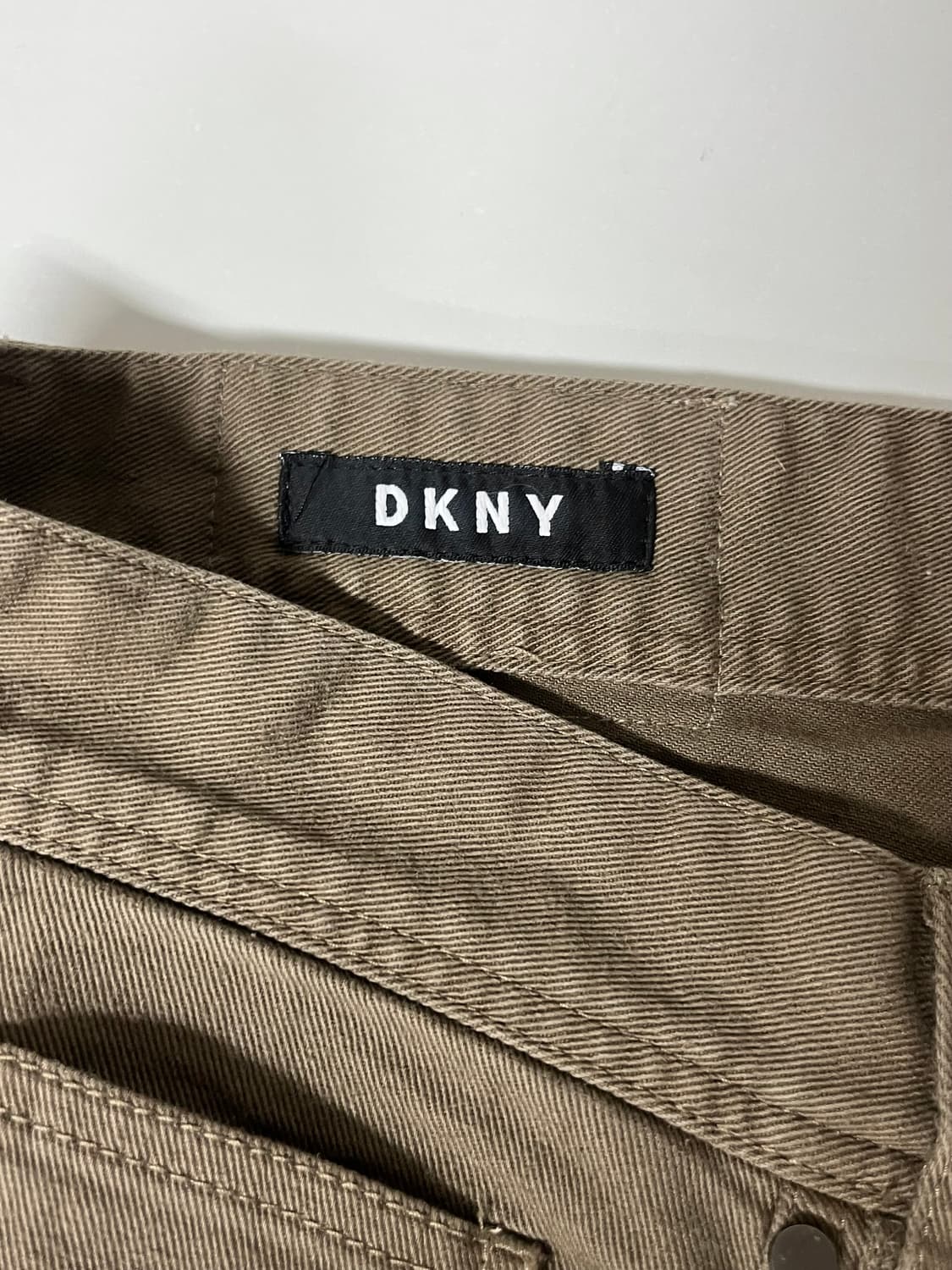 32) dkny 코튼 팬츠 브라운 상품이미지4
