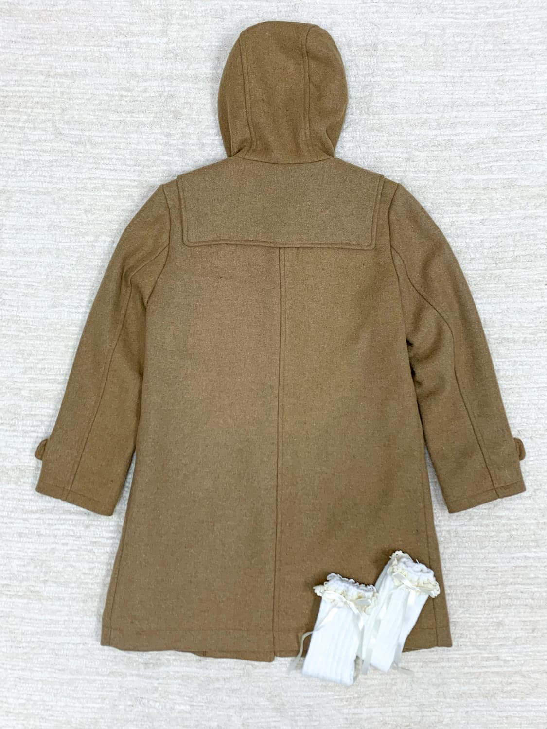 Camel Duffle Coat 상품이미지5