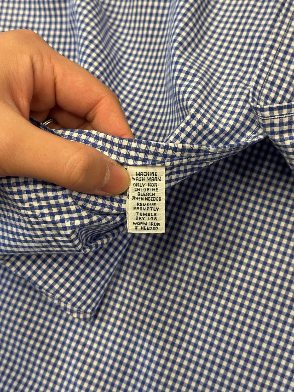 폴로 랄프로렌 깅엄체크 셔츠 L 상품이미지6