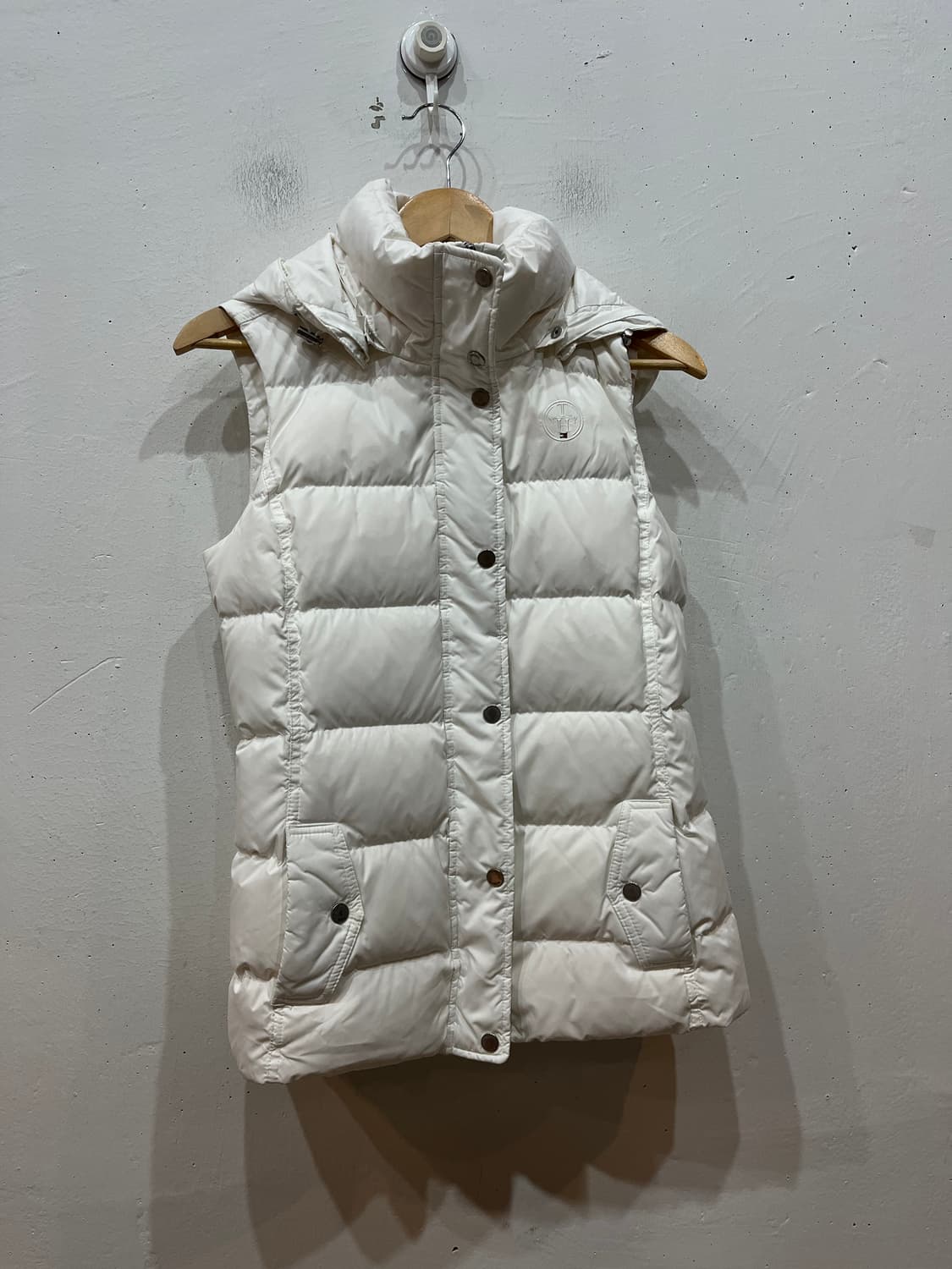 타미힐피거 덕다운 화이트 패딩조끼 베스트 우먼즈 S 상품이미지1