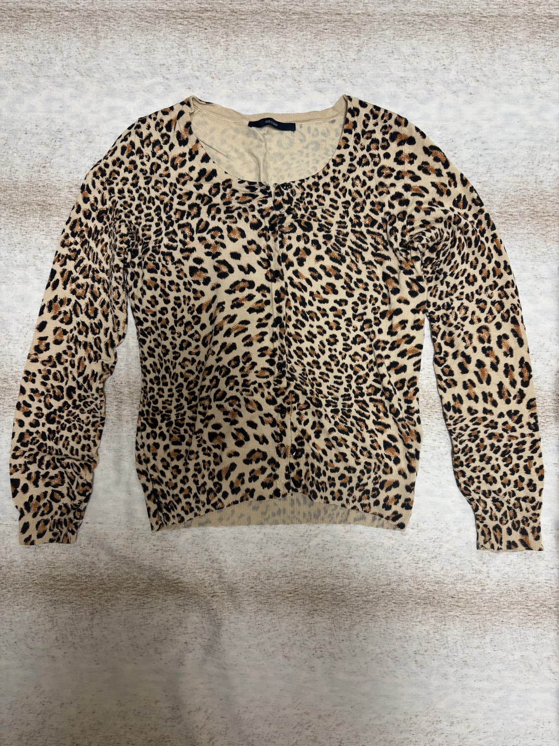 오네갸루 호피 가디건 상품이미지1