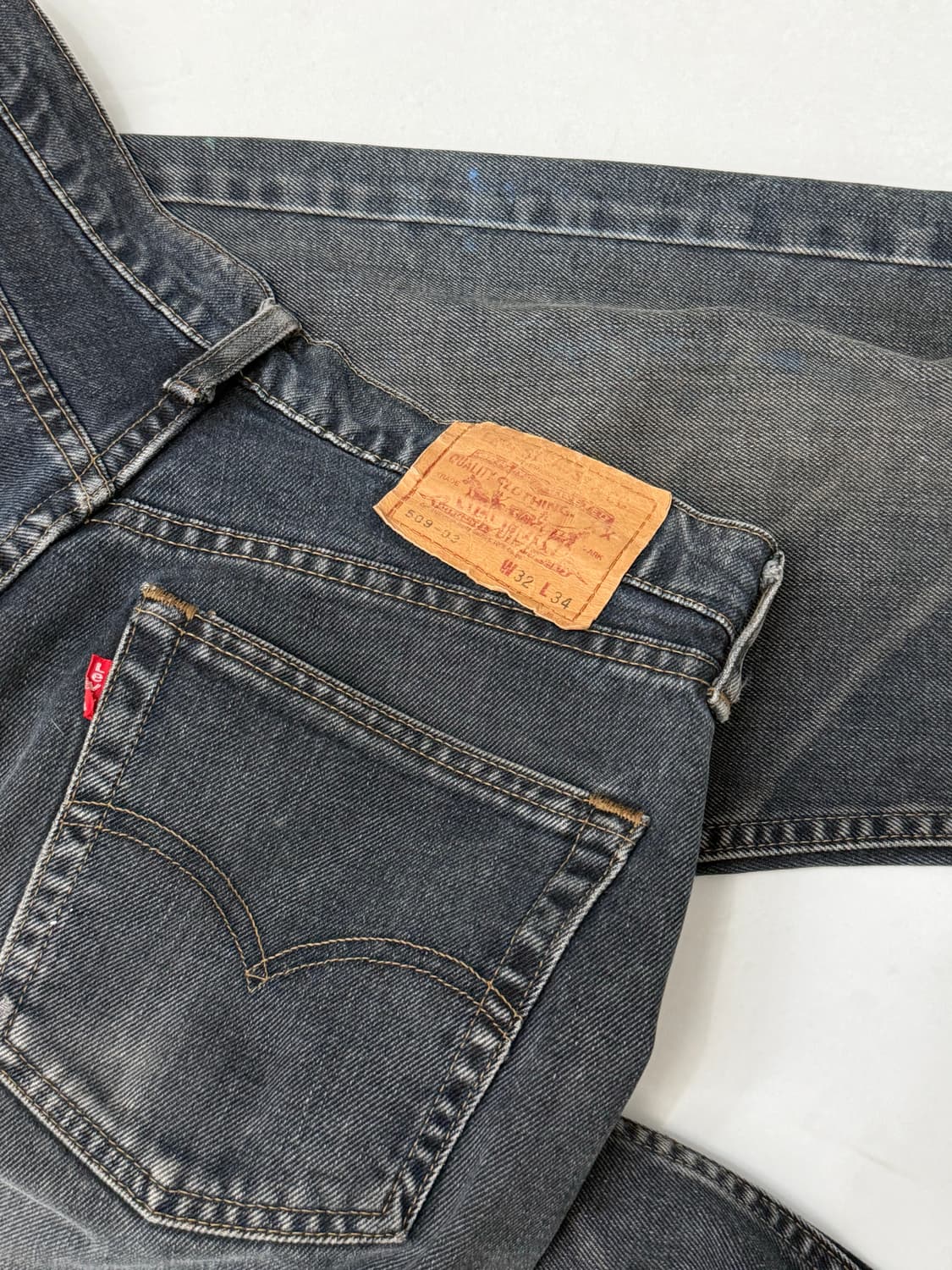 Levi’s  509-02 흑청 와이드 팬츠 상품이미지6