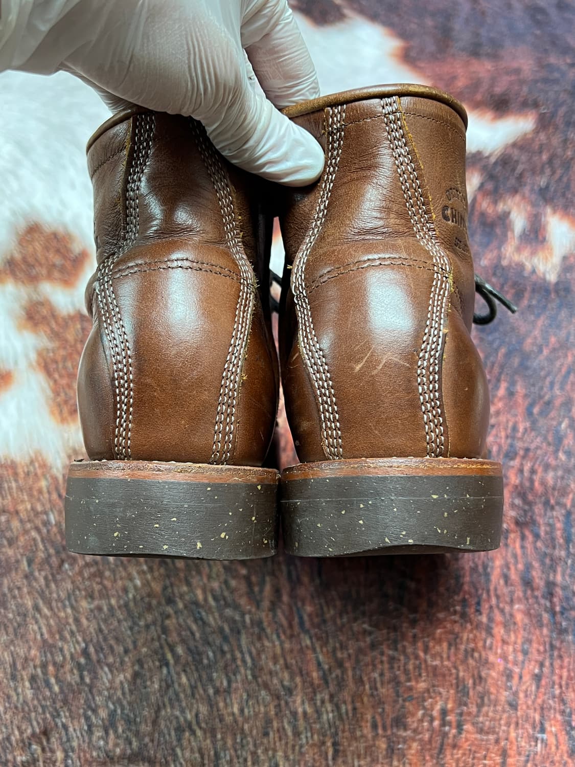 [250] 치페와 1901M32 서비스 부츠 브라운 상품이미지4