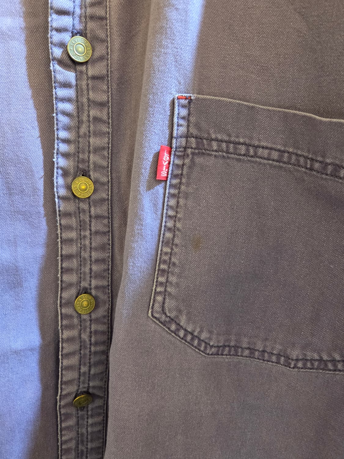 Levis 리바이스 빈티지퍼플 반팔셔츠 상품이미지4