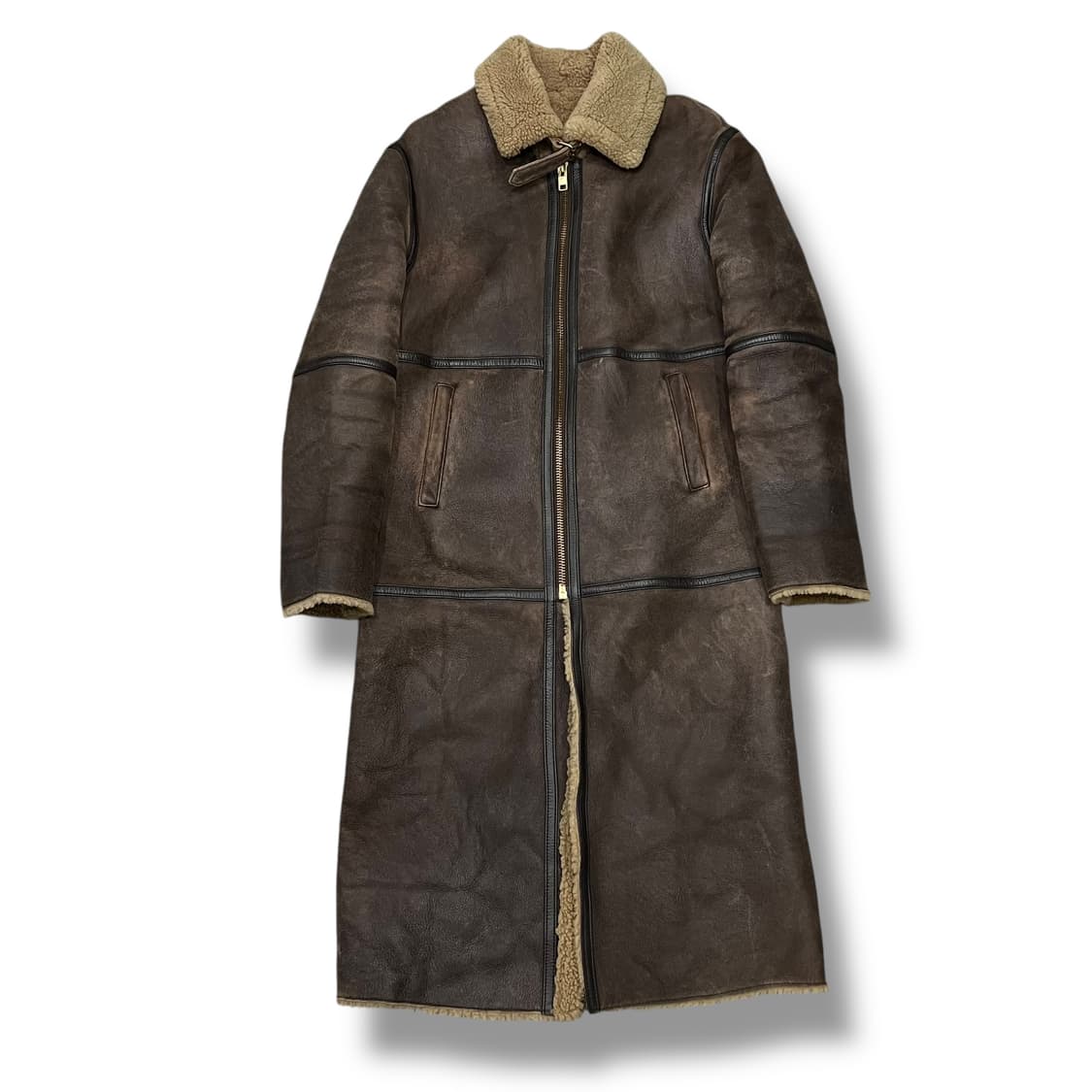 b-3 롱 무스탕 s08452 상품이미지2