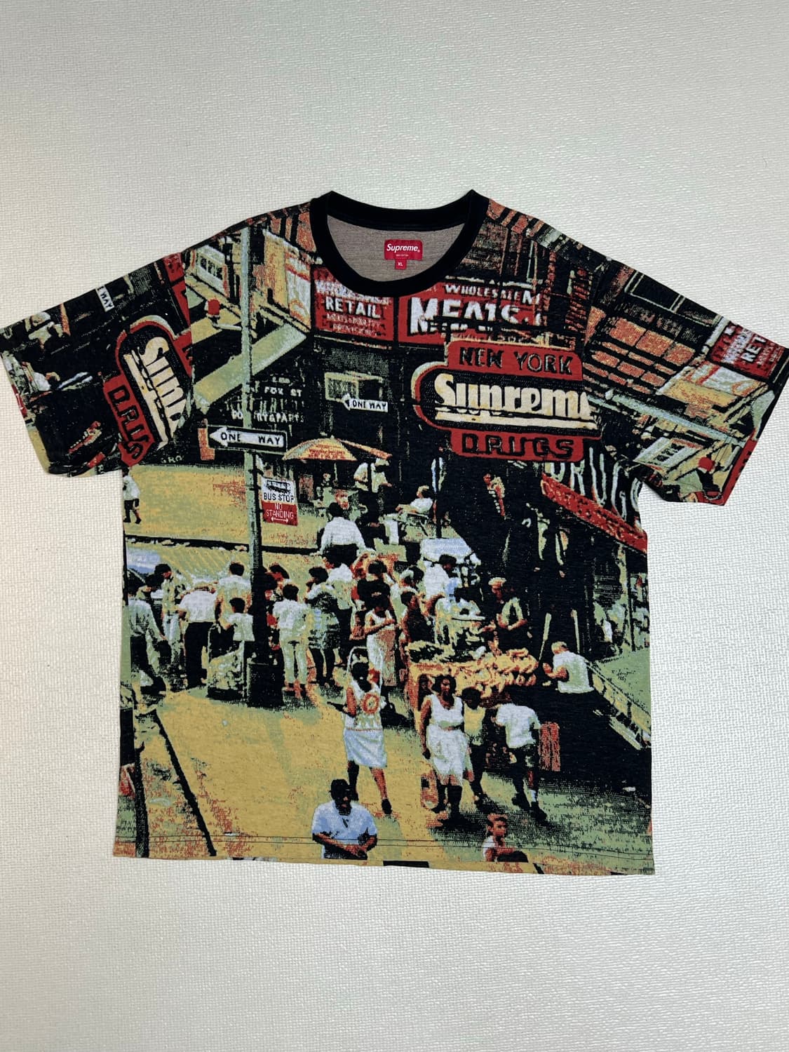 슈프림 스트릿씬 자카드S/S 반팔티셔츠 XL 상품이미지1