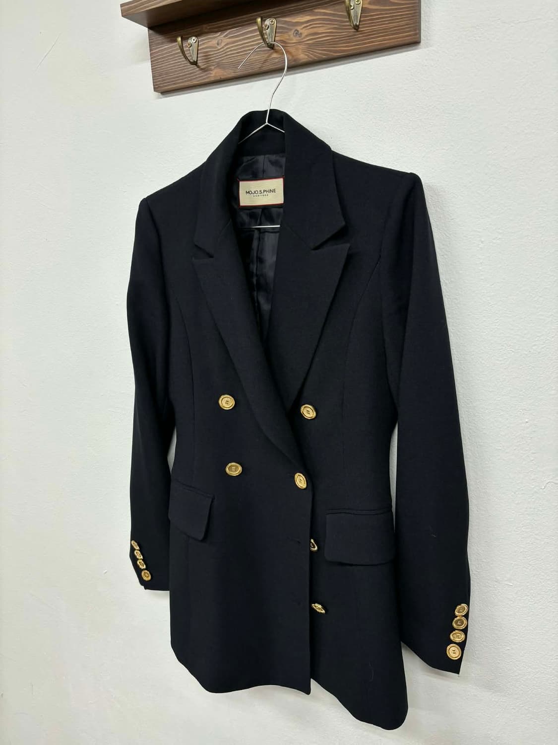 [S] 모조에스핀 MOJO.S.PHINE 20년 신형 더블 브레스티드 롱 상품이미지5