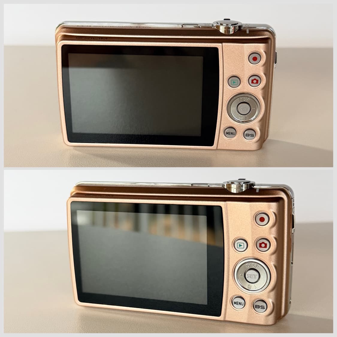 🎀미품🎀 카시오 엑슬림 ex-z270 로즈골드 빈티지디카 상품이미지6